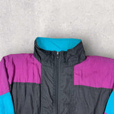 Colour Block Windbreaker Jacket - L